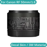 For Canon RF 50mm F1.8 STM Decal Skin Camera Lens Sticker Vinyl Wrap Anti-Scratch Film Protector Coat RF50 RF50mm 50 1.8 F/1.8 1