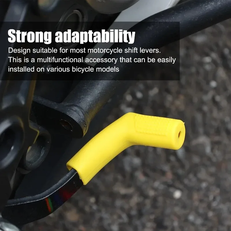 Motorcycle Gear Lever Rubber Cover Anti-slip Grip Shift Rod Cover for Honda Yamaha Dirt Bike Universal Replacement Parts