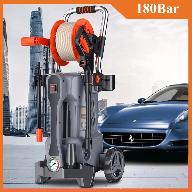 180bar High Pressure Washer Car Washing Machine Car Wash Water Gun Pump