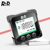 R&D PT181 Digital Protractor Green Laser Angle Measure Inclinometer 5 side Magnetic Level Box Type-C Charging Angle meter 2