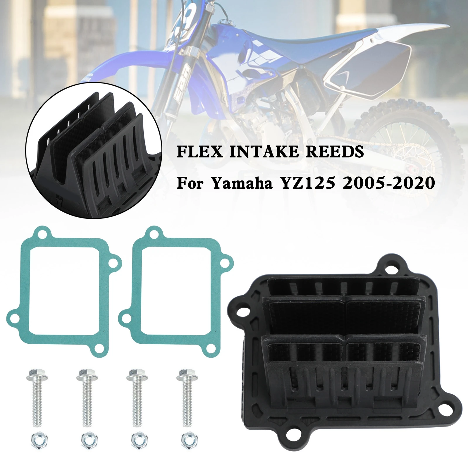 

Artudatech V4R04 тростниковый клапанный блок для Yamaha YZ125 2005-2020