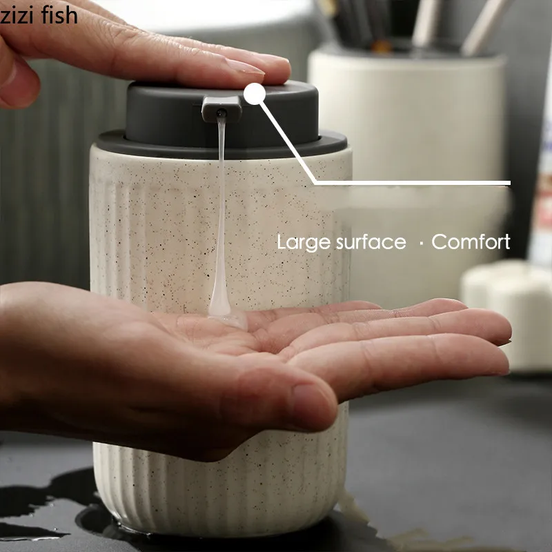 Ceramics Lotion Bottle Bathroom Supplies Hand Sanitizer Bottle Lotion Container Bathroom Accessories Press To Dispense Bottles hand sanitizer dispenser refillable bottle plastic lotion bottle