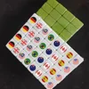 64Pcs Tiktok Seaside Escape Mahjong Tile Game with Pattern of Flag Ball Funny Parent Child Party Game Children Toy Gift ﻿ 2