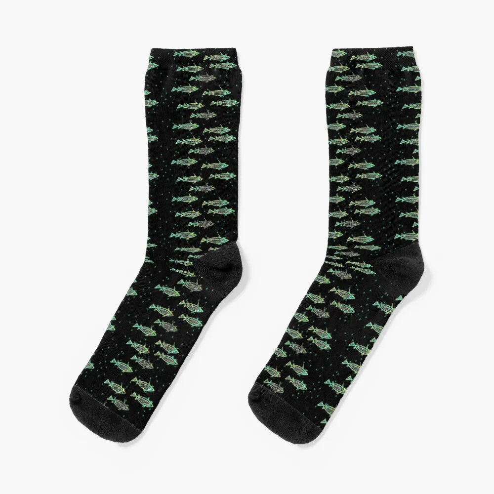 GREEK ANCHOVIES Socks cute socks cotton socks Boy Child Socks Women's