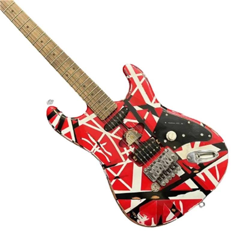 

EVH полосатая серия Френки реликс гитара Бесплатная доставка фотография