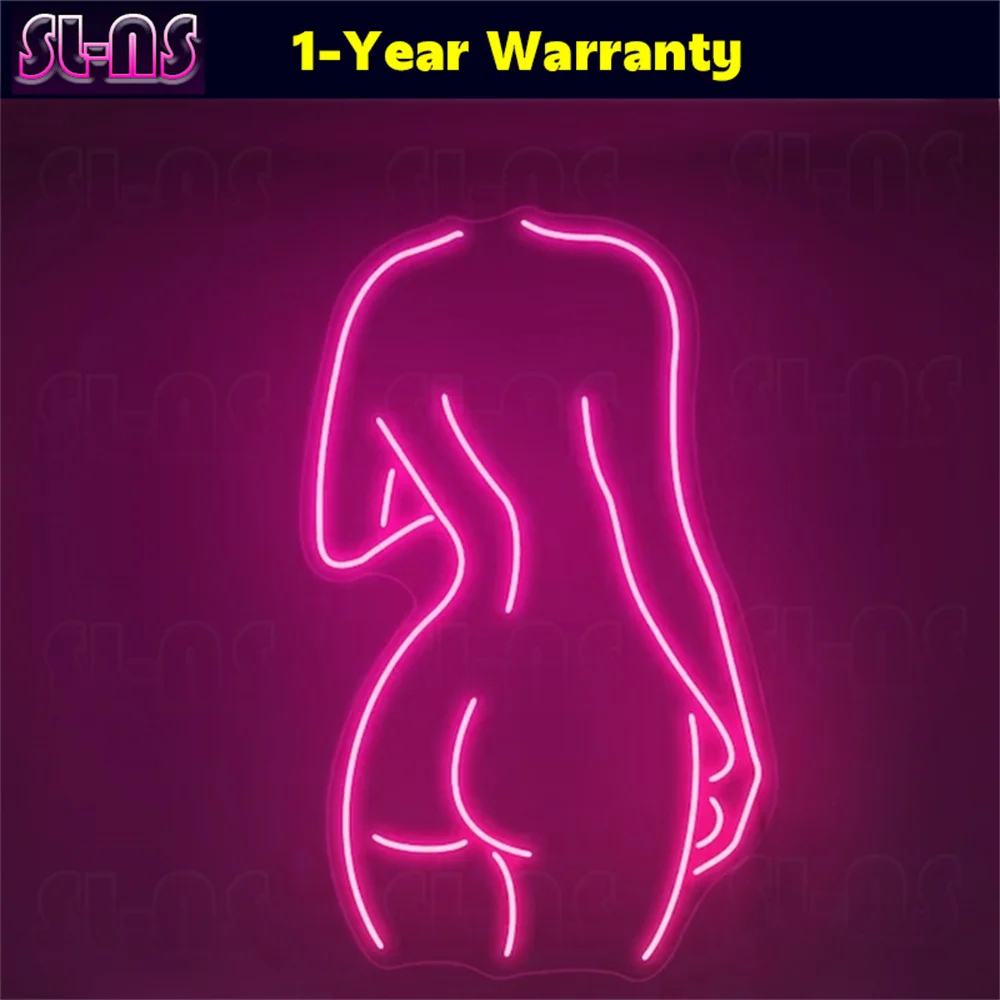 Custom Big Size LED Body Neon Sign Woman Lady Neon Sign Bedroom Girl For Beauty Salon Room Business Wall Decoration