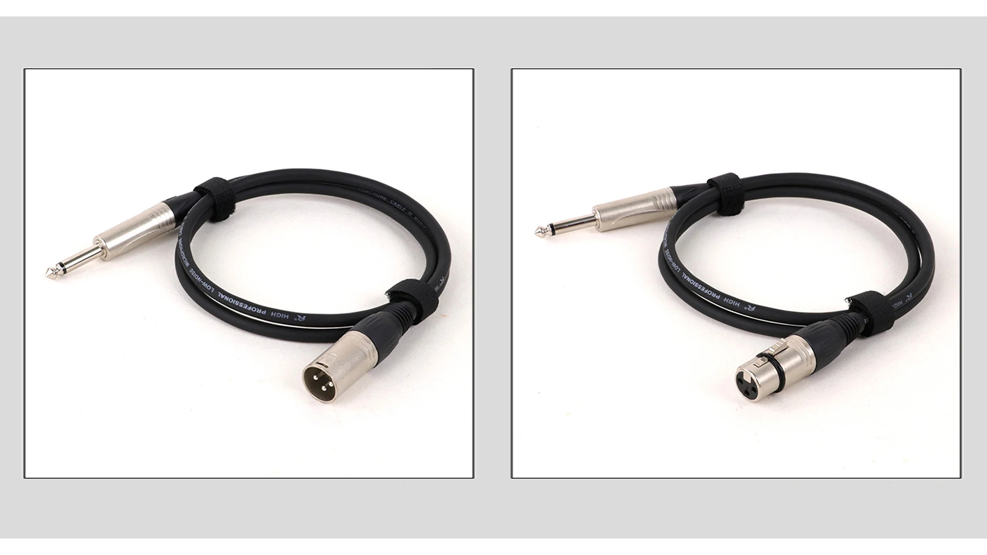 1 Stk. 0 1/4 ''Stecker auf 3-poliges XLR-Kabel-Buchse/Stecker XLR auf Mono-Buchse 6,35/6.3mm (6,5") Stecker Audio-Kabel Mikrofon Amp Kabel – Detail 4