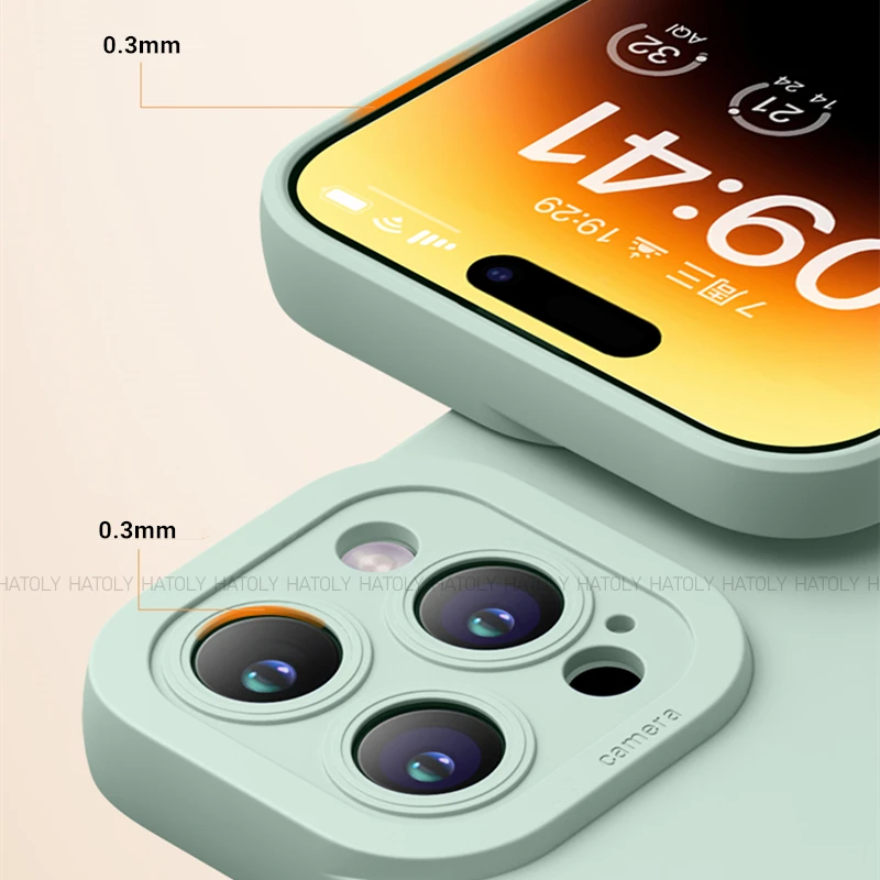 Original TPU Shockproof Phone Case with Camera Lens Protection