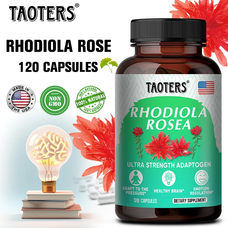 

Rhodiola Rosea Extract 1000mg Rhodiola Rosea - 500mg Ginkgo Leaf Extract Supports Brain Health and Mood Regulation