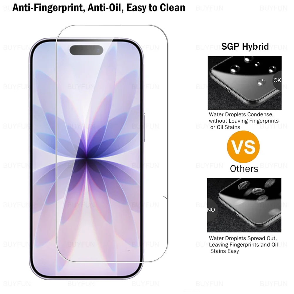 Clear Tempered Glass Screen Protector - 1 to 4 Pack