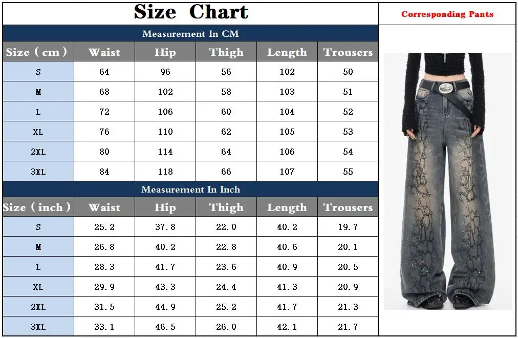 2025 Ropa Y2K Mode Vintage Blau Graffiti Gemalt Baggy Jeans Hosen Frauen Kleidung New Rock Gerade Alte Dame Denim Hosen – Detail 3