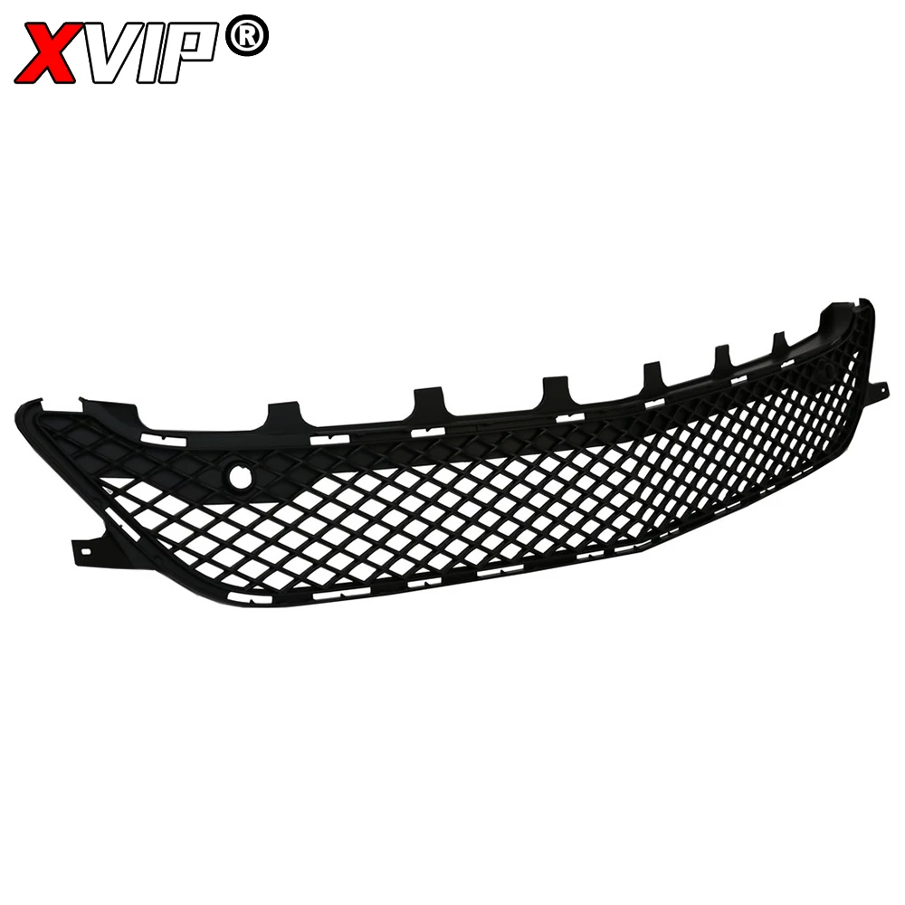 XVIP 프론트 크롬 블랙 다이아몬드 스타일 범퍼 그릴, 메르세데스 벤츠 CLS 클래스 W218 CLS350 CLS500 CLS550 2012-14 레이싱 그릴
