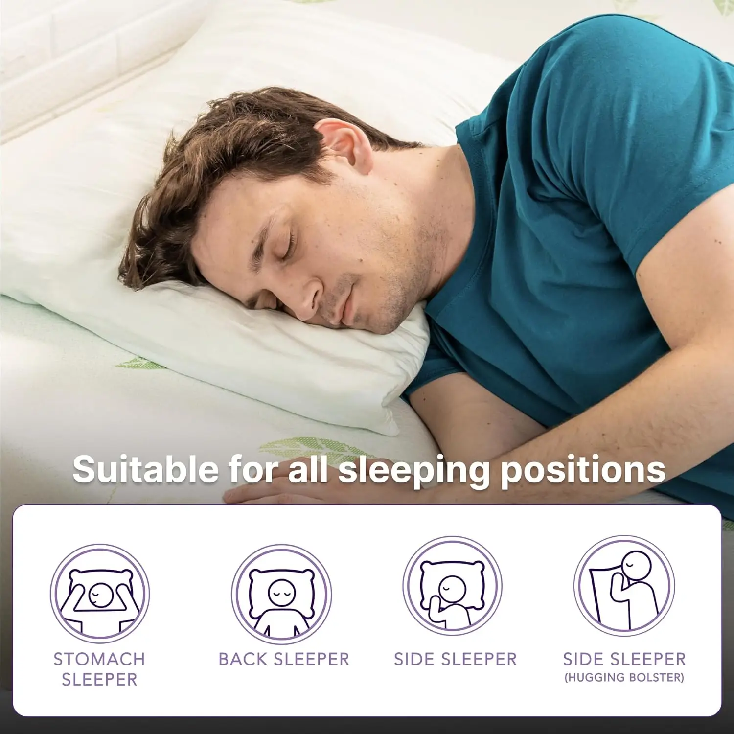 Twin Size Mattress, 12 Inch Anula Green Tea Infused Memory Foam Mattress, Twin Size Mattress Bed in a Box 4