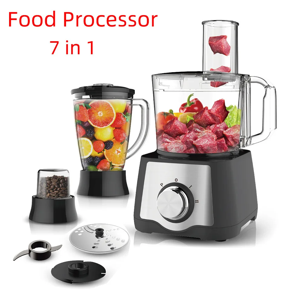 Household 7-in-1 Electric Meat Mincer Grinder Juicer Fruit Squeezer Extractors Blender Kitchen Food Mixer