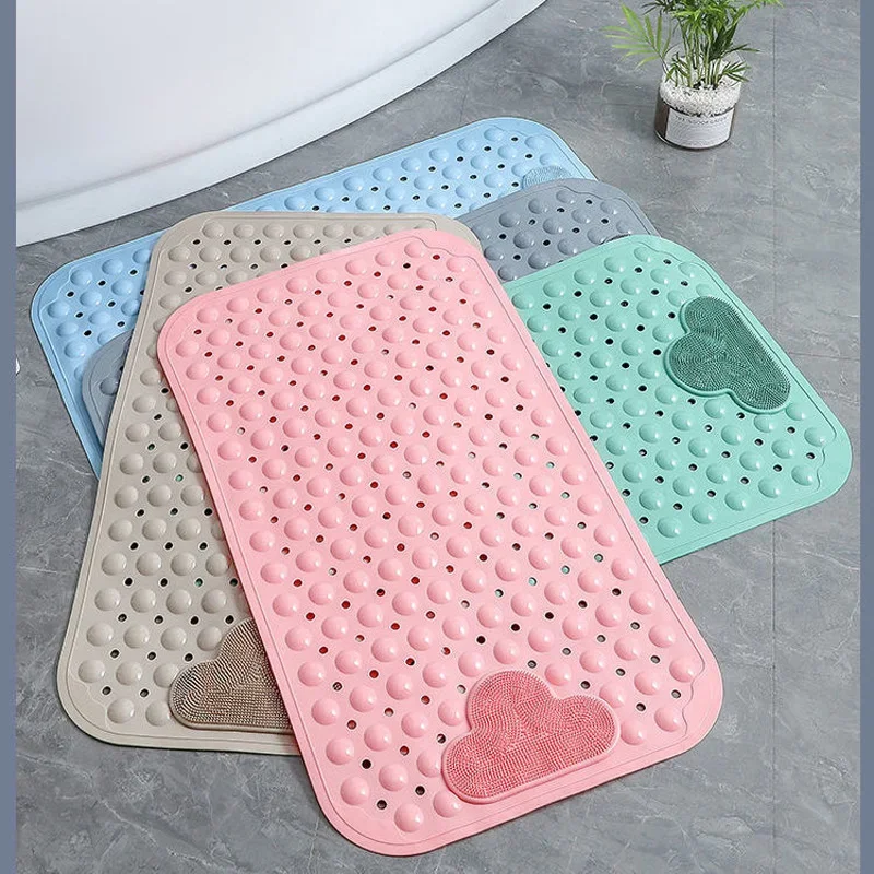 Anti-skid mat for bathroom and shower anti-skid mat for middle-aged and elderly mildew-proof, bath and massage, 40x70cm, 50x80cm