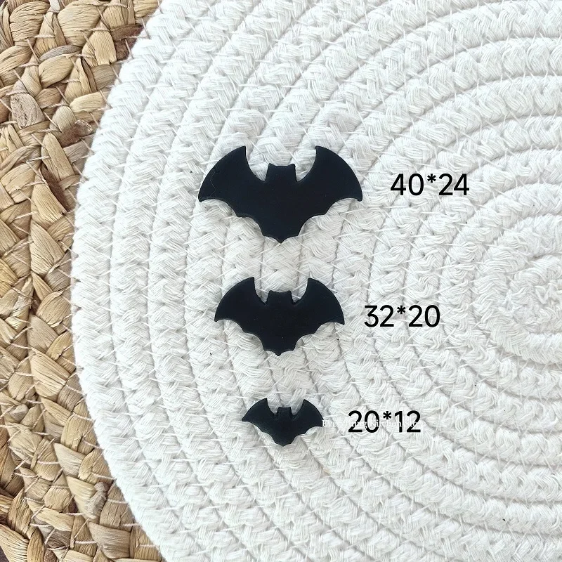 Bat Shape Polymer Clay Cutter Halloween Polymer Clay Mold Soft Pottery DIY Earrings Cutting Earring Jewelry Pendant Making Molds