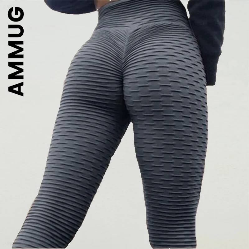 High Waist Butt Crack High Waisted Workout Leggings With Peach