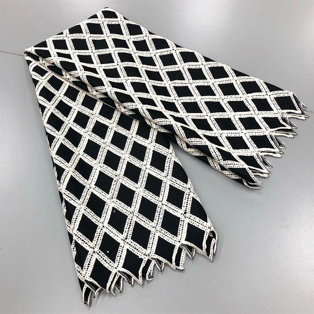 Spitzenstoff im neuen Stil, 2025, hochwertige Spitze, wasserlöslich, bestickt, modisch, weicher Spitzenstoff, 5 Yards – Detail 10