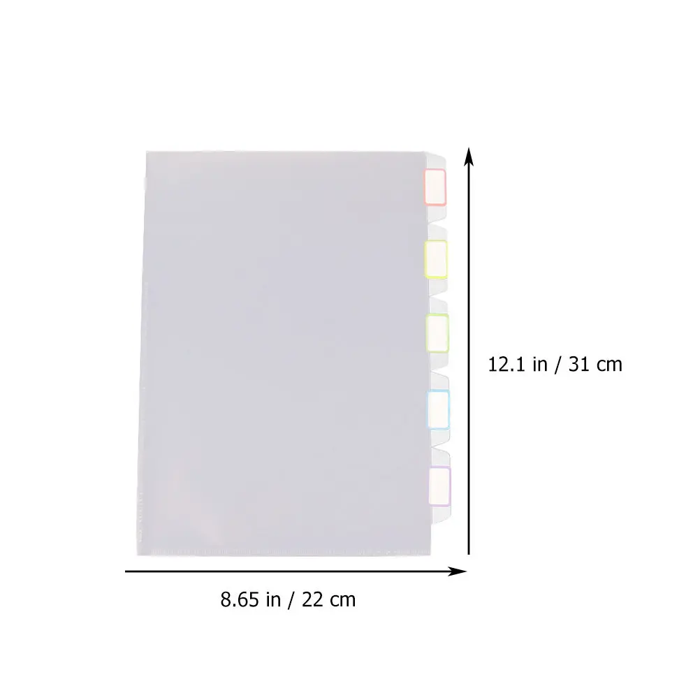 2Pcs 프리미엄 플라스틱 파일 폴더 사무실 학교 여행 계약 및 서류용 휴대용 다층 문서 정리함