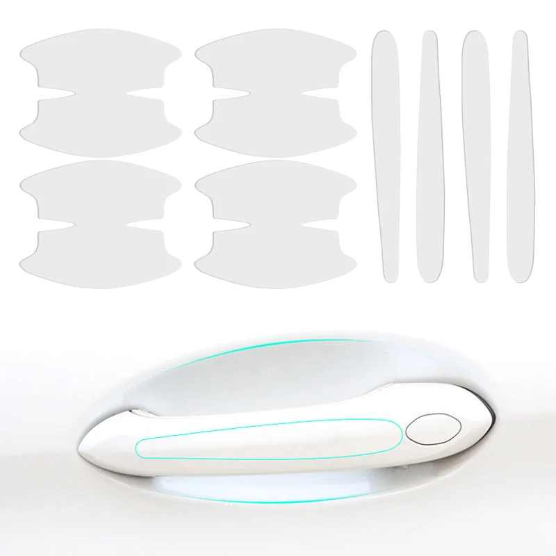 Transparent Car Door Handle Protector Cover – Durable, Scratch-Resistant Film