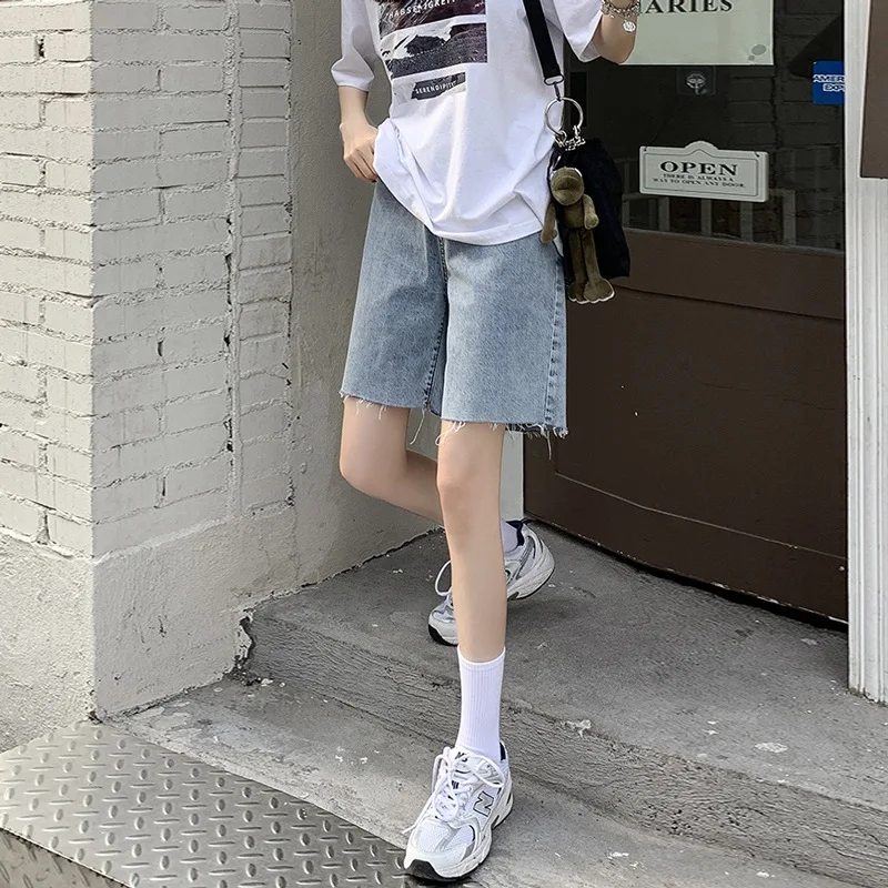 

Fashion Shorts Women's Denim Y2k Jeans Female Women's 2023 Trend Baggy Pants Tailored Urban Bottoms Summer High Waist Cyber