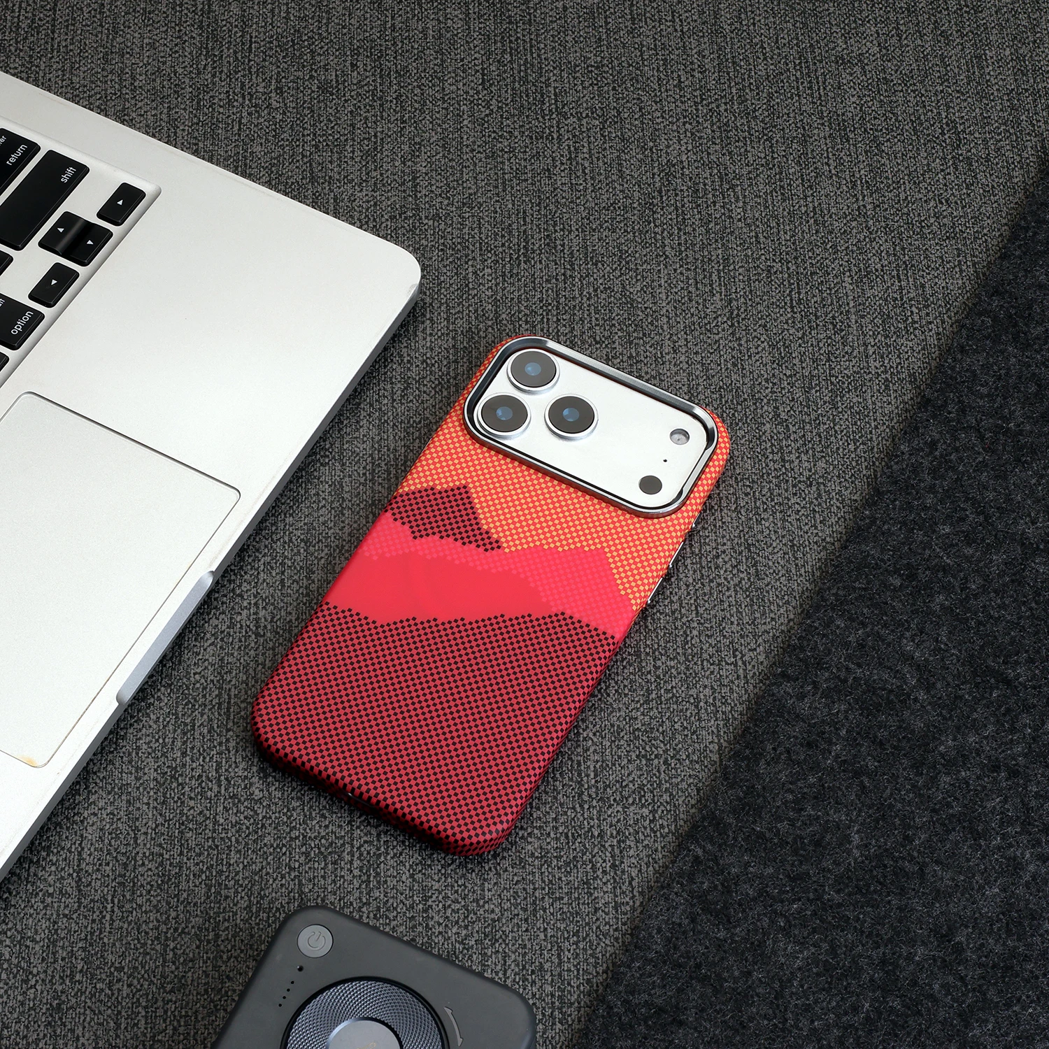 ตัวเลือกสินค้า เคสแม่เหล็กคาร์บอนไฟเบอร์ ป้องกันการกระแทก ชาร์จไร้สาย iPhone 17 Air 16 15 14 13 12 Pro Max