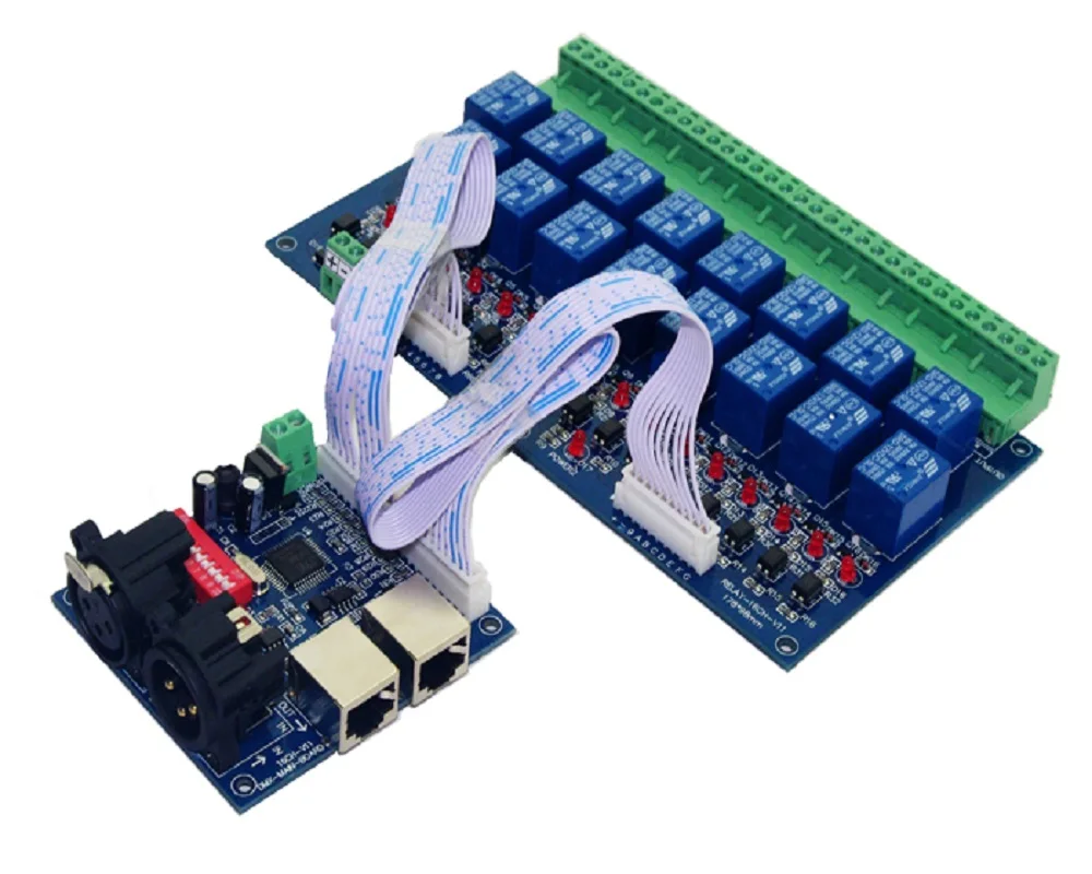 Wholesale 16way relay switch(max 10A) 16CH Relay switch dmx512 Controller output DMX control high voltage led lights | Лампы и