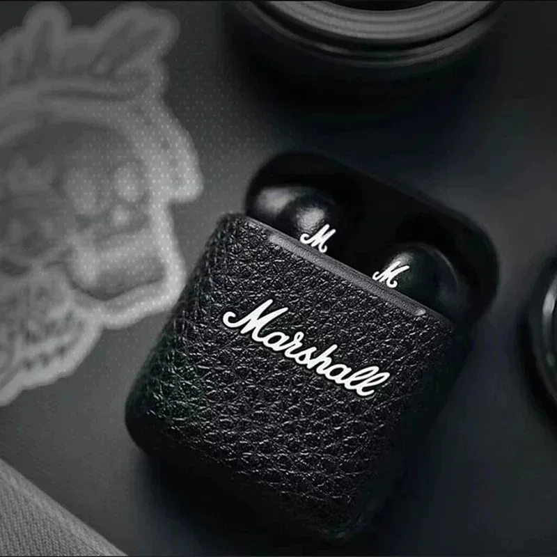 Marshall MINOR III 진정한 무선 블루투스 5.0 헤드셋, 귀 소음 감소 이어버드, HiFi 서브우퍼, 스포츠 음악 게임 헤드폰