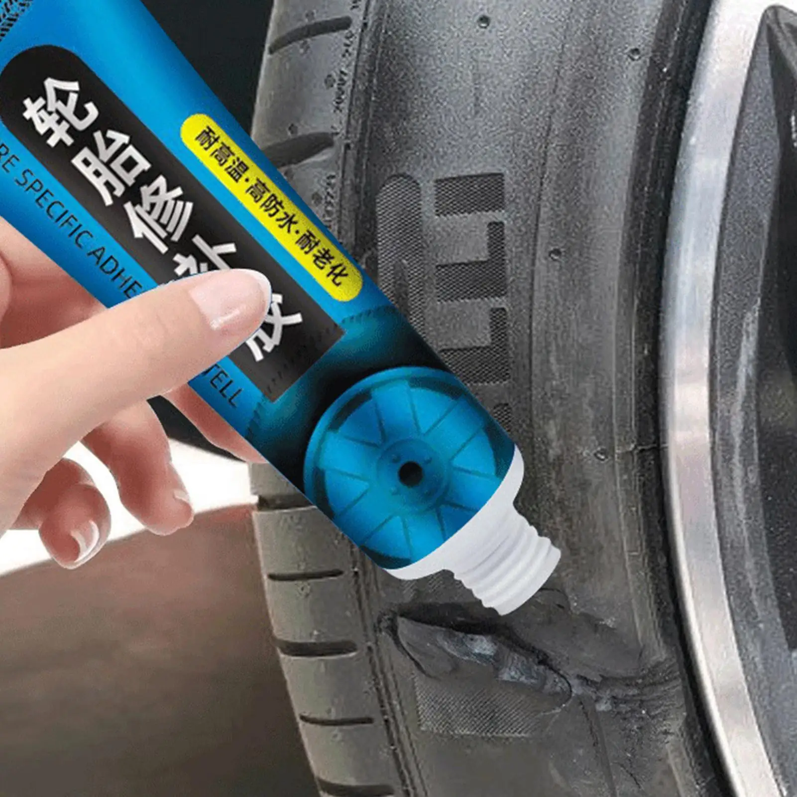 Car Tire Repair Glue 60ml Strong Adhesive High Temperature Resistant