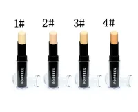 Maquillage quotidien pour le visage pour femmes, cercle des yeux foncés, cache les imperfections, soins du visage, correcteur crémeux, bâton 4 couleurs, primaire de maquillage 6
