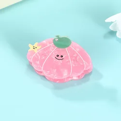 Chic Cartoon Seashell Hair Claws - Luxury Brand Accessories (A)