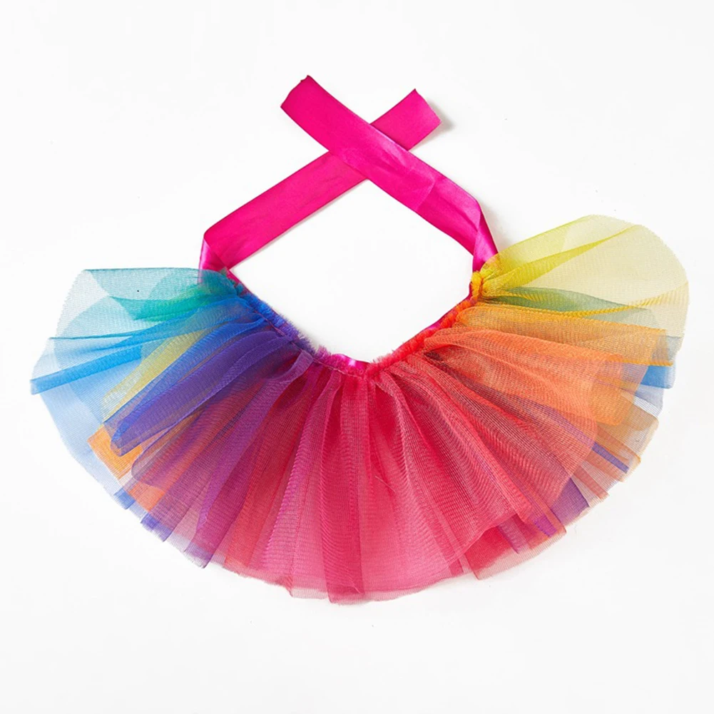 Pet Colorful Tutu Skirt Cute Birthday Dresses Costume Pet Supplies For L/M/S Dogs Cats for Pomeranian Chihuahua Perro Skirt