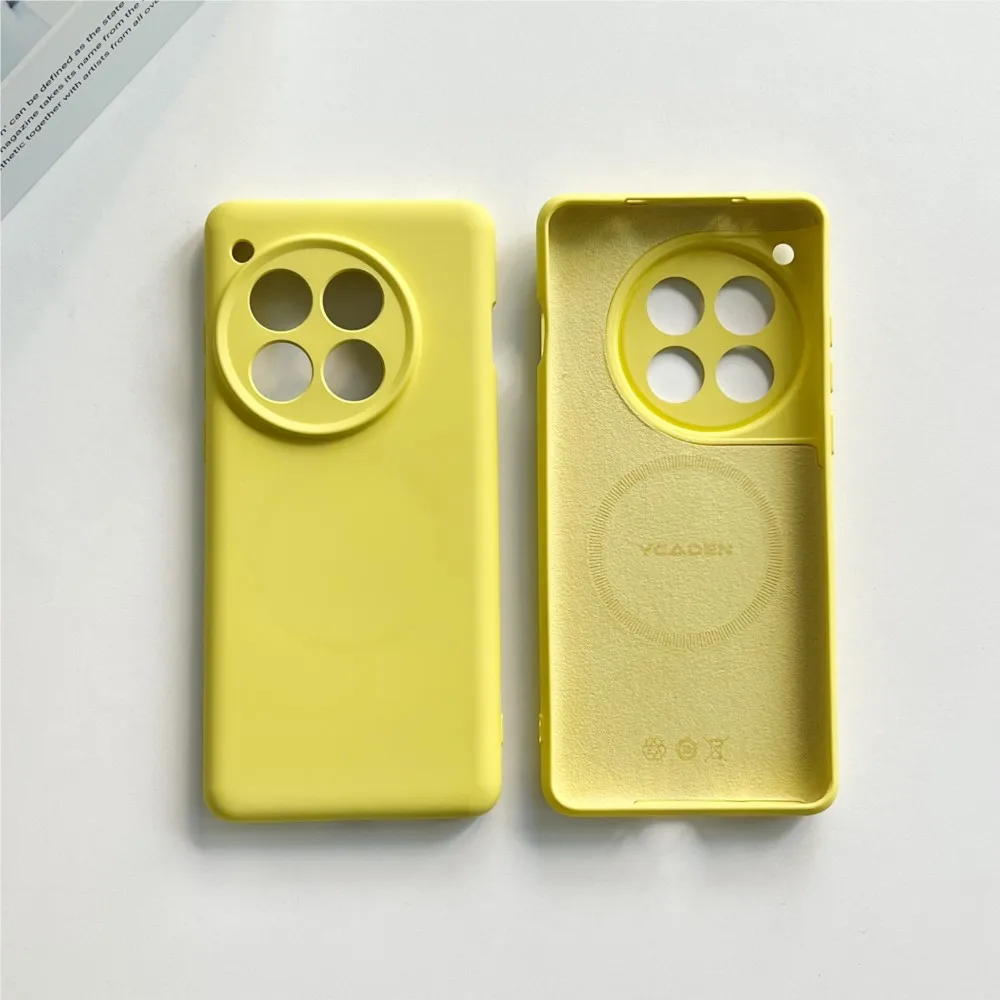 Magsafe Wireless Charging Magnetic Soft Silicone Case with Camera Protection