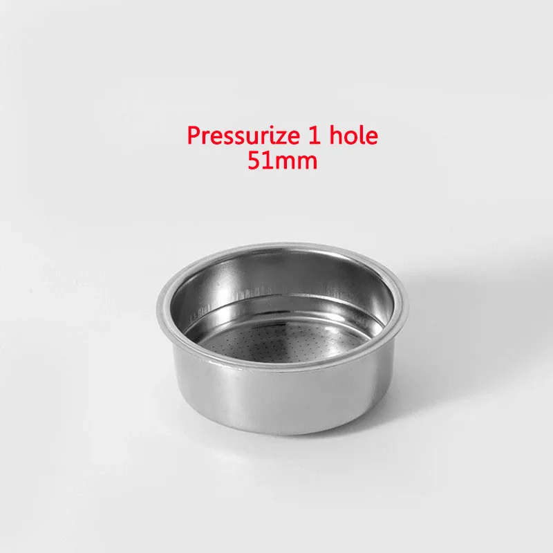 Set Cestelli Filtro In Acciaio 51 Mm Per Portafiltro Fondo – 1/2/4 Tazze + Filtro Cieco E Spazzole (1 Tazza, Doppia, 4 Tazze) - 4