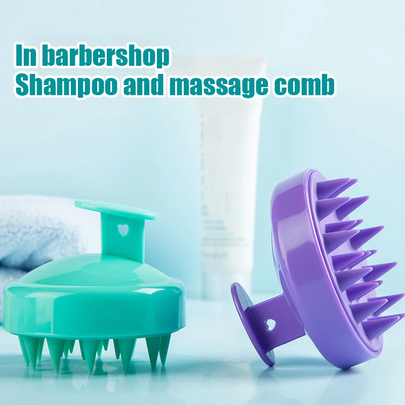 

Силиконовая щетка для мытья и ухода за кожей головы