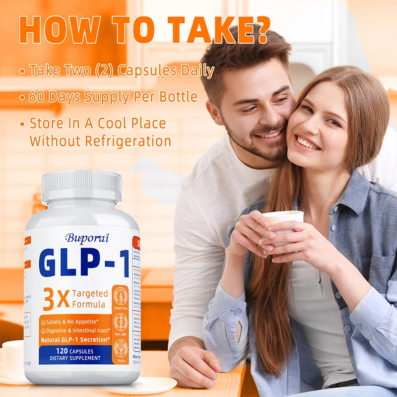 GLP-1 Supplement-Promotes Metabolism Digestion and Intestinal Health Appetite Suppressant Improves Immunity Non-GMO glp 1 supplement