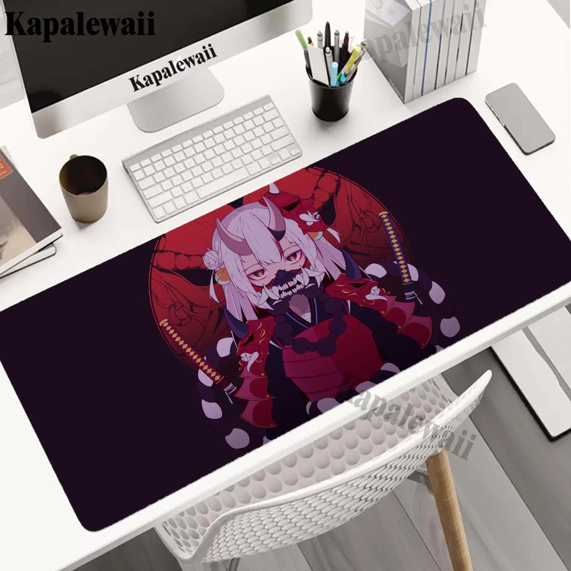 

Japanese Style Warrior Maid Anime Large Mouse Pad Gamer Mousepad Office Accessories for Desk Mat Game Keyboard Pads 900x400mm