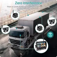 Wireless 7'' AHD Digital Touch Screen DVR Record IR Night Vision Reverse Backup Camera 4CH WiFi Monitor For Truck/Trailer/Bus/RV - Image 3