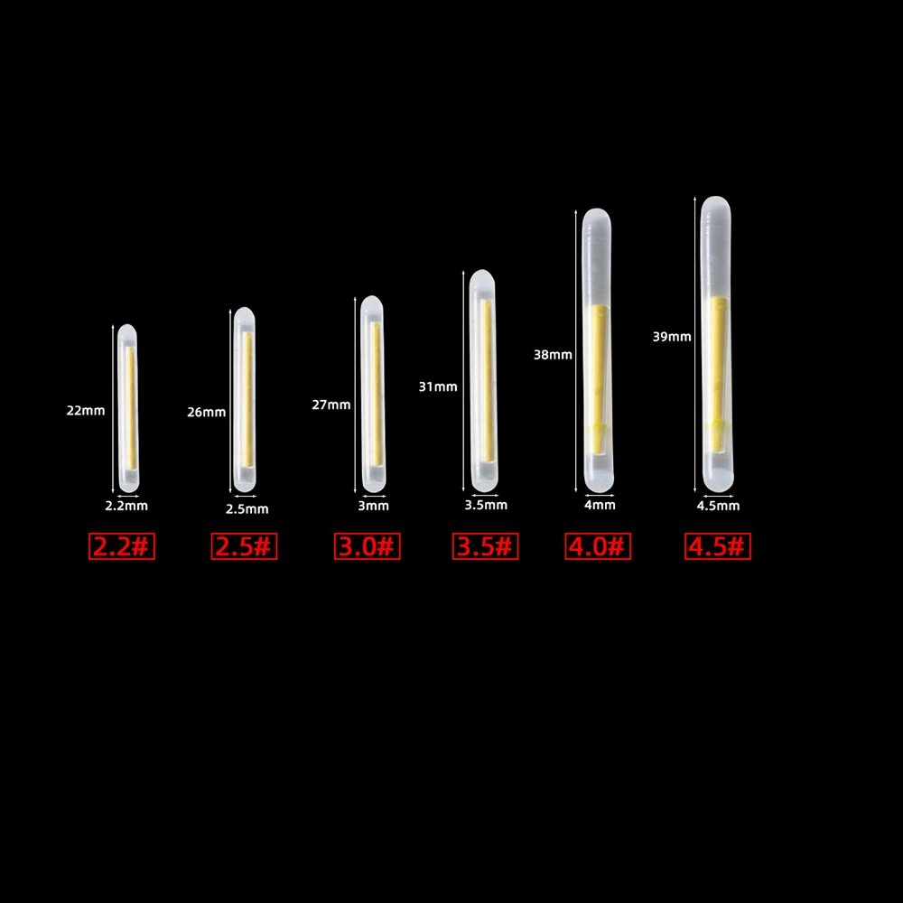 Fishing Float Rod Lights 10/50PCS 2.2-4.5mm