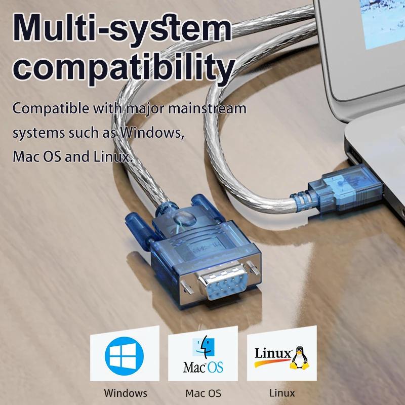 USB-RS232 케이블 DB9 COM 포트 직렬 PDA 9 핀 DB9 변환기 어댑터(컴퓨터 PLC용)