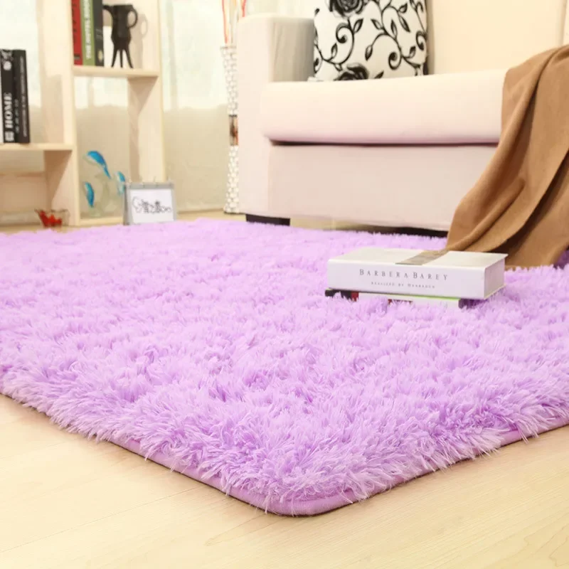 9 Colors Solid Rugs Pink Puple Carpet Thicker Bathroom Non-slip Mat Area rug for living room Soft Child Bedroom Mat Vloerkleed floor mat,non slip carpet