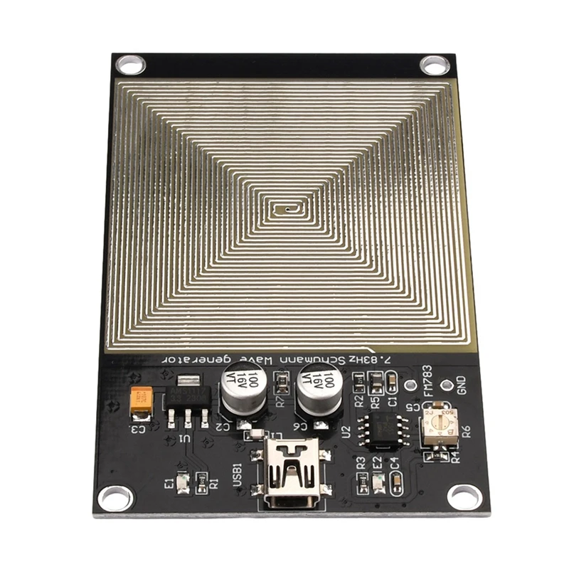 FM783 5V 0.1A 7.83HZ Mini USB Schumann Resonance Wave Generator Ultra-Low Frequency Generator Kit With USB Power Cable Durable