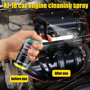 Detergente per Vano Motore Auto, Sgrassatore Rimuovi Macchie Olio Motore, Lavaggio Senza Acqua, Dettagliante, Decontaminante, Sgrassaggio Profondo