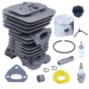 40mm Cylinder Piston Kit For Husqvarna 136 137 141 142 Chainsaw Repalce 530069941 Fuel Cap Filter Line Needle Bearing 1