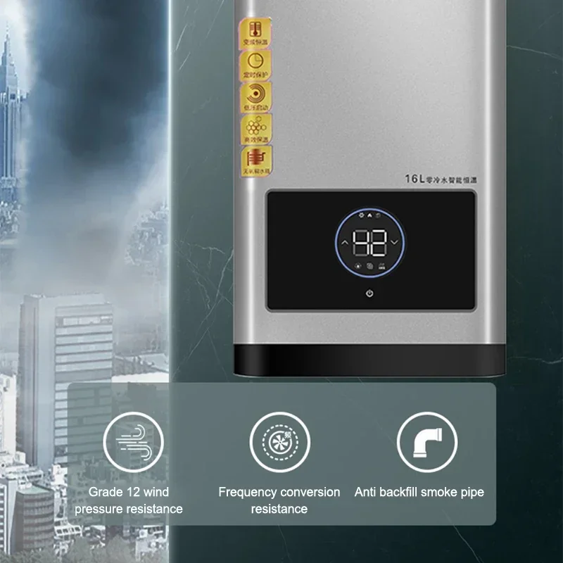 gas water heater Zero cold water 16L natural gas intelligent constant temperature heater upgrade