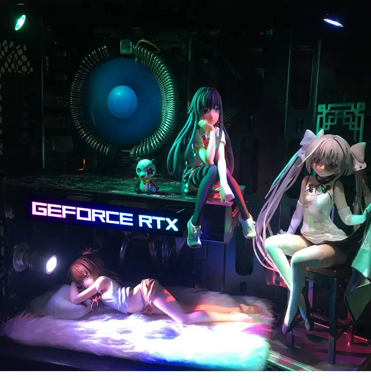 Zemod Gpu Painel Lateral Rtx3090 Gtx Rog pc Decoração Placa de Vídeo fé Lâmpada Água Cooler Aura Sync Xyd5v Refrigeração Argb - Imagem 5
