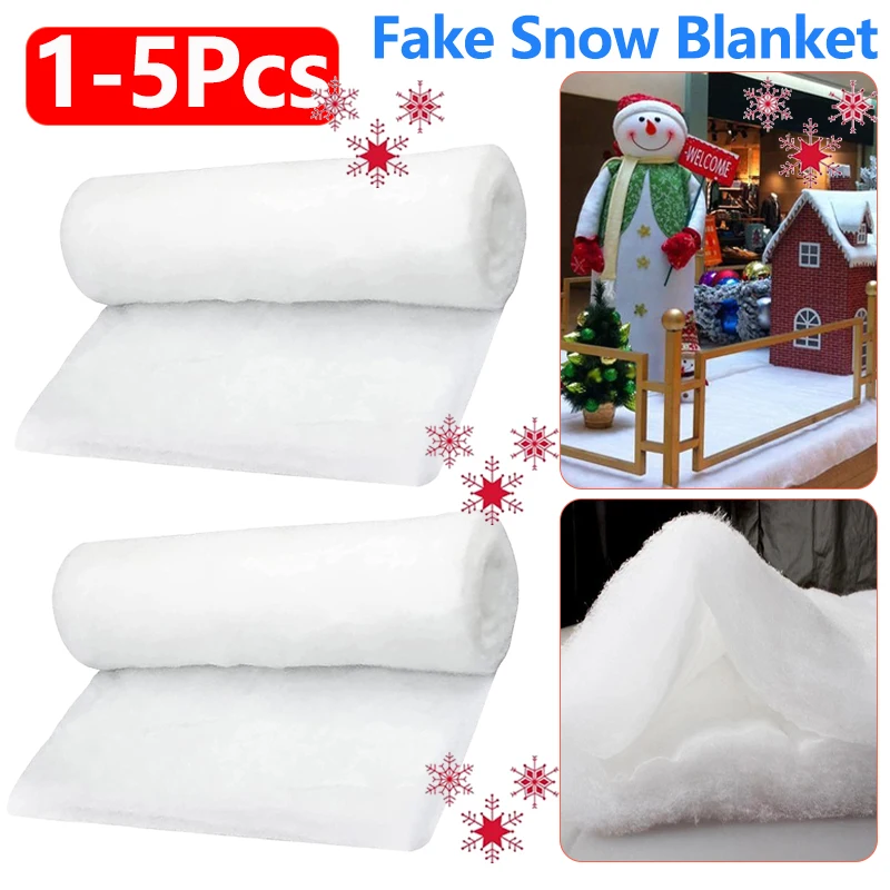 15PcsChristmasSnowCoverBlanketArtificialSnowInCottonfor