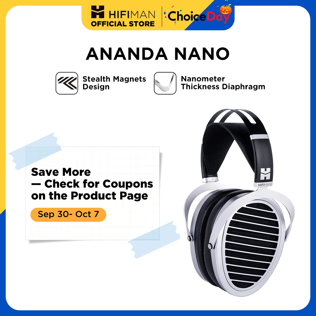 HIFIMAN ANANDA NANO ナノメートル厚ダイヤフラムを備えた