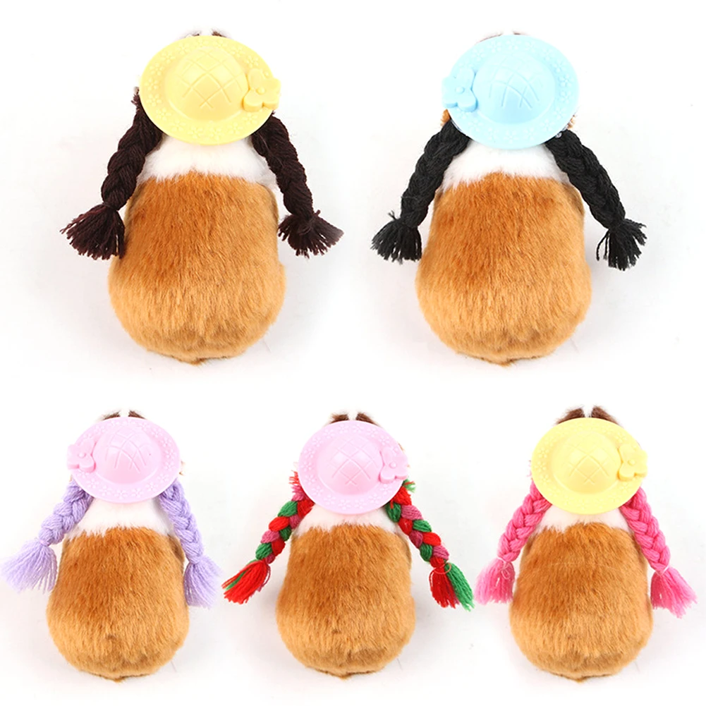 Hamster Hat Guinea Pigs Assessories Small Animals Decor Hand Knitted Pet Hats Lizard Bird Rabbit Party Clothes Costume Pet Caps