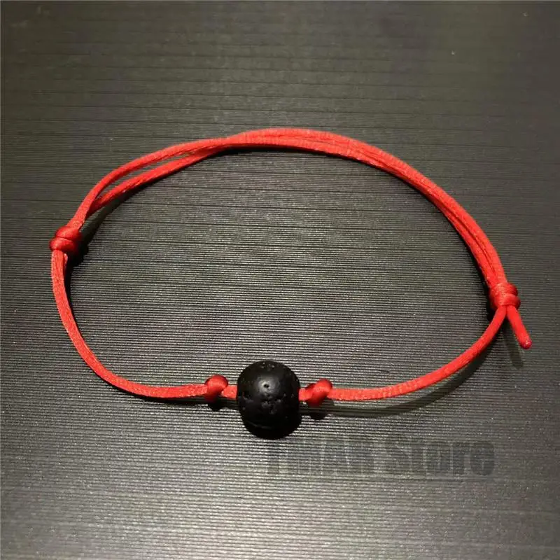 Handmade Stainless Steel Love Heart Star Charm Bracelet Lucky Thin Red Rope Thread String Bracelets Stone Couple Jewelry